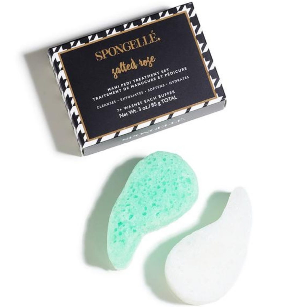 SPONGELLE'S SALTED ROSE|MANI PEDI TREATMENT SET